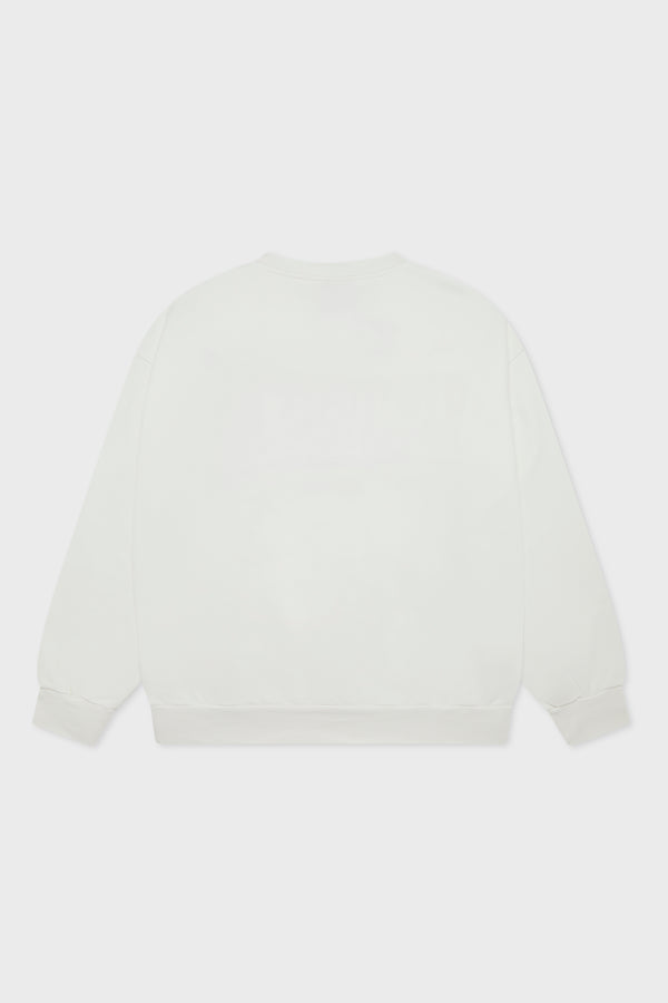 CREWNECK SWEATER CARIBBEAN COUTURE EMBROIDERY
